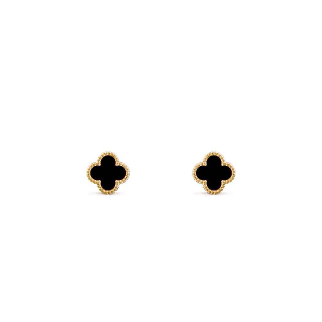 14ct Clover Charm Earrings/Mini
