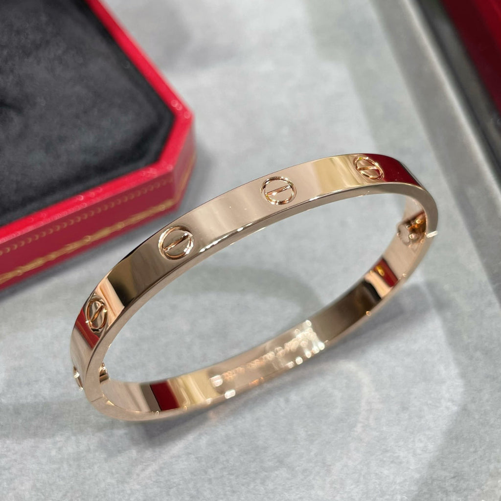 14k Rose Gold Love Bracelet