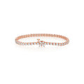 14ct Rose Gold Tennis Bracelet/Small