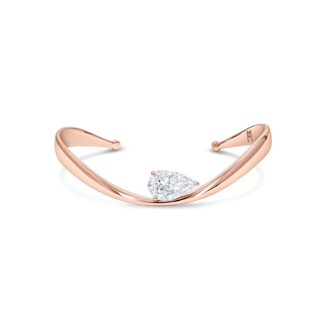 14ct Gold Wave Bracelet