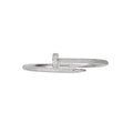 14ct White Gold Nail Bracelet
