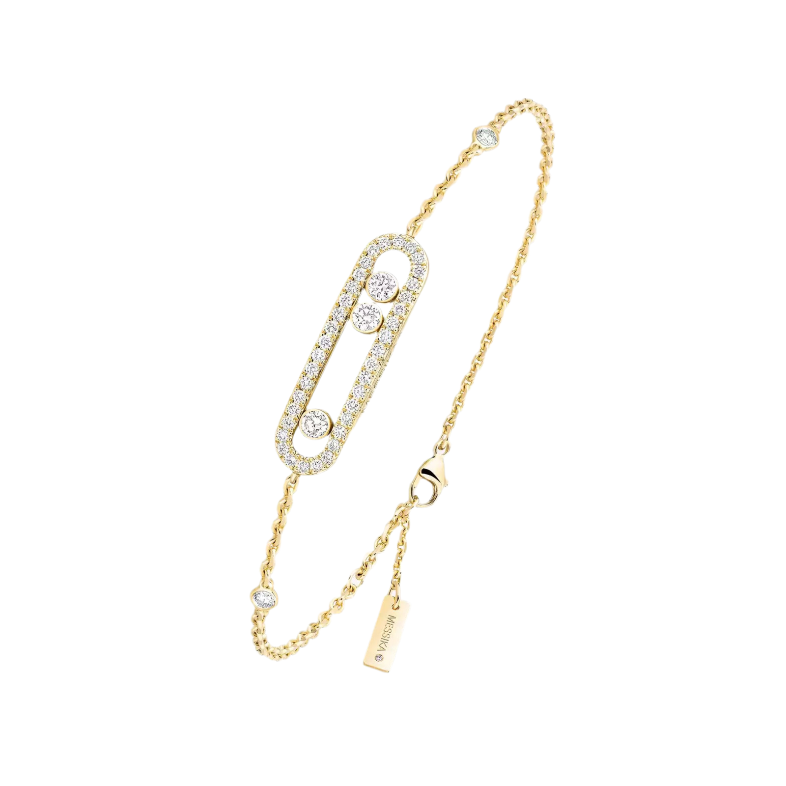 14ct Move Uno Chain Bracelet