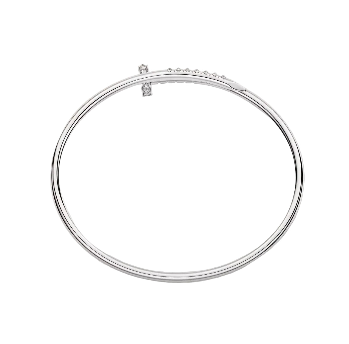 14ct White Gold Nail Bracelet/Small