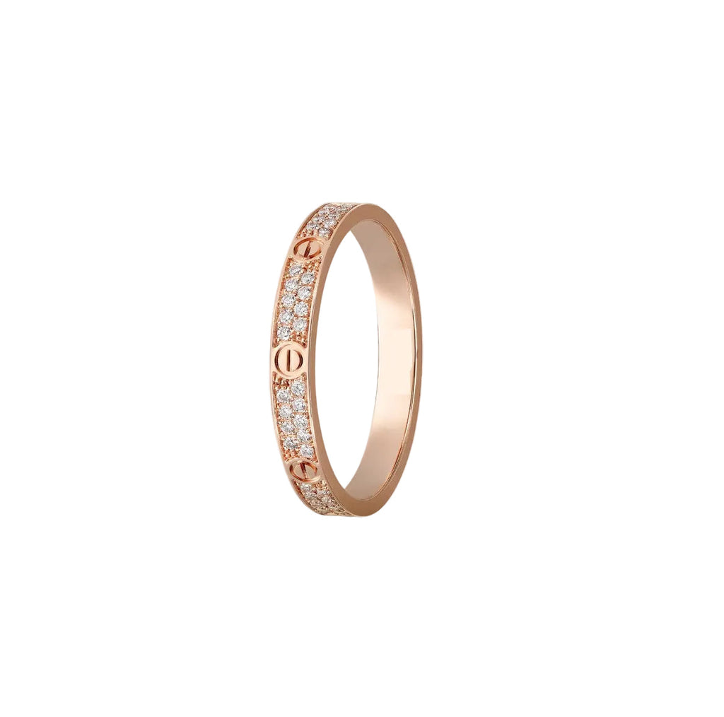 14k Rose Gold Love Ring/Small