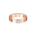 14k Rose Gold Love Ring