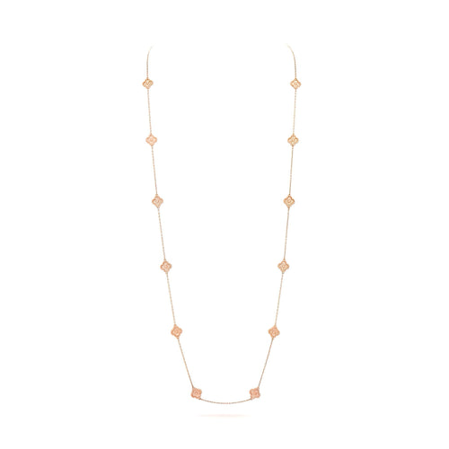 14ct Clover Charm Necklace/Mini