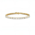 14ct Yellow Gold Tennis Bracelet