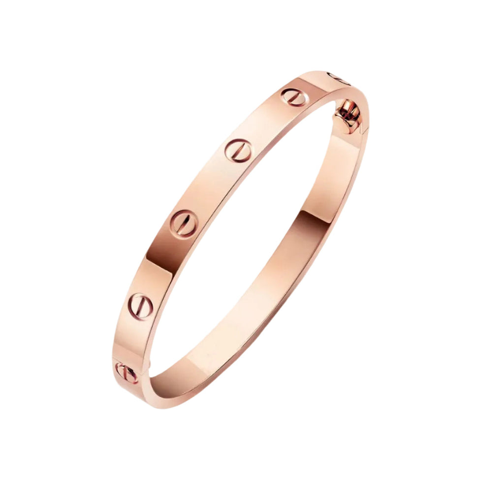 14k Rose Gold Love Bracelet