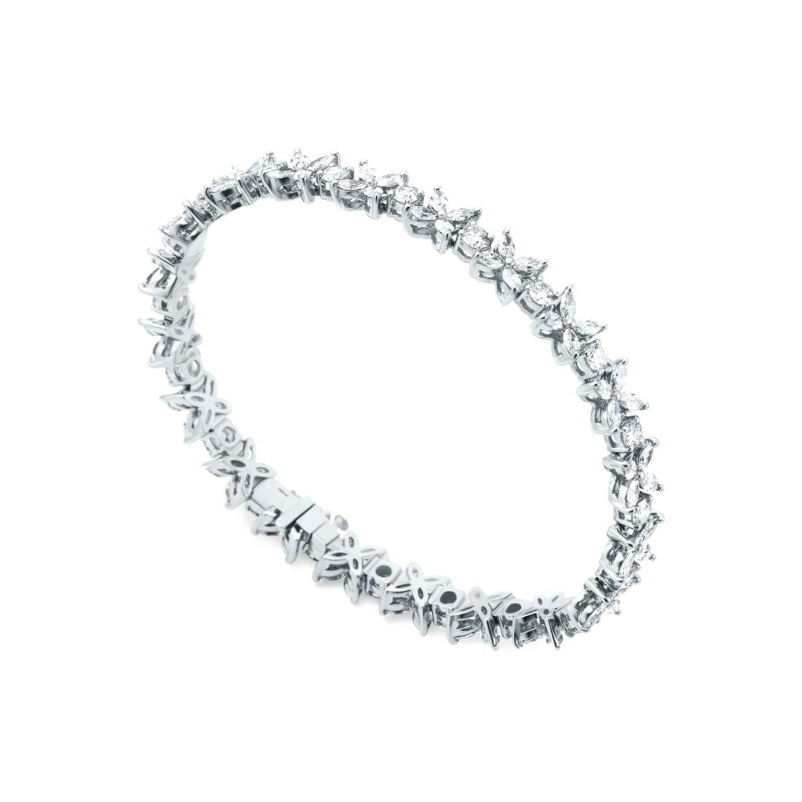 14k White Gold Tennis Bracelet