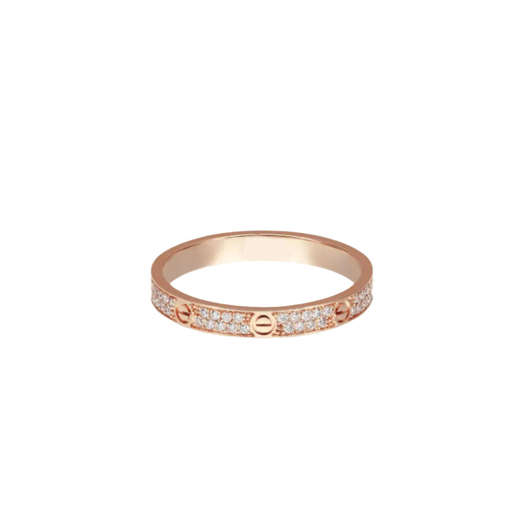 14k Rose Gold Love Ring/Small