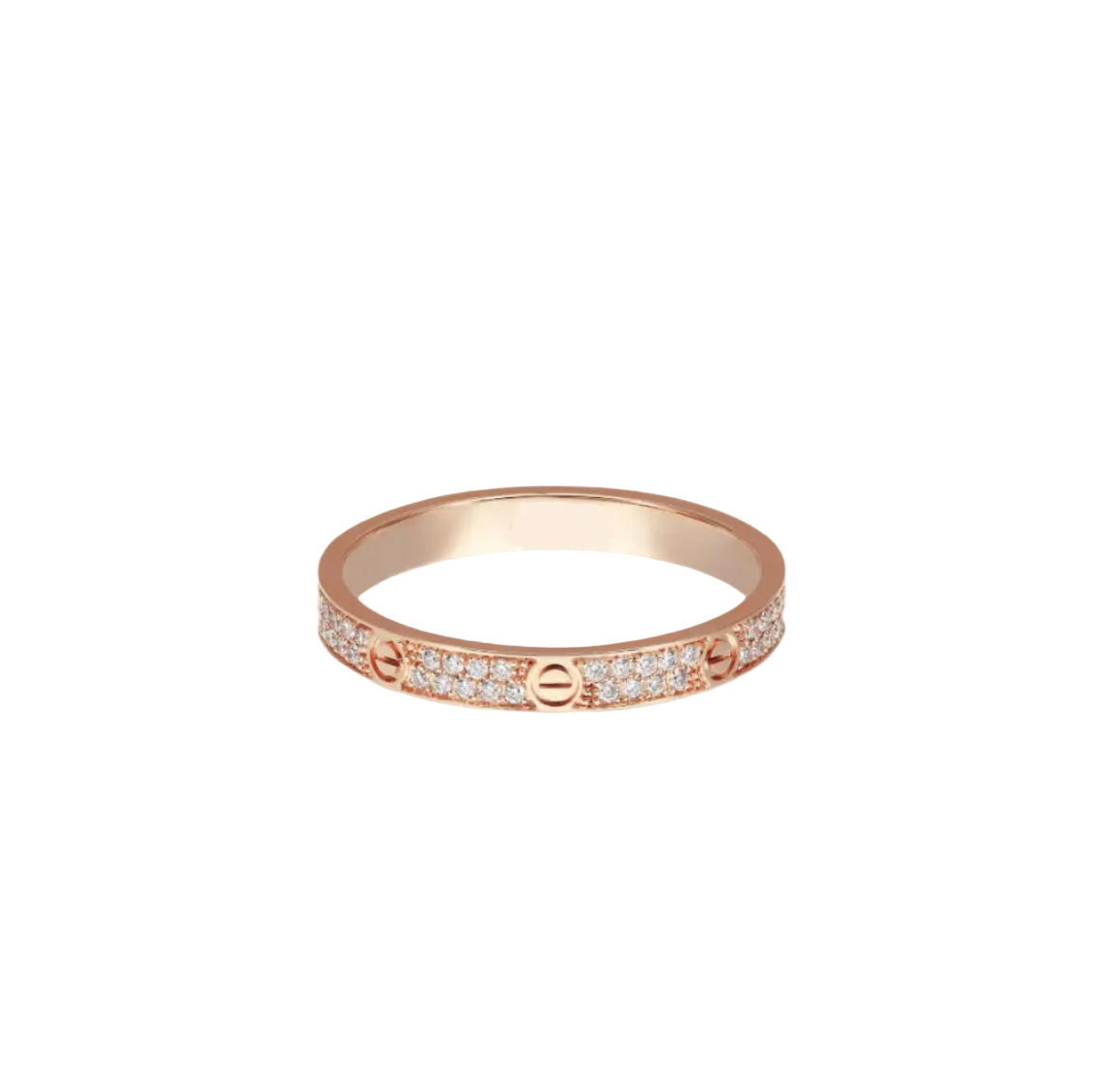 14k Rose Gold Love Ring/Small