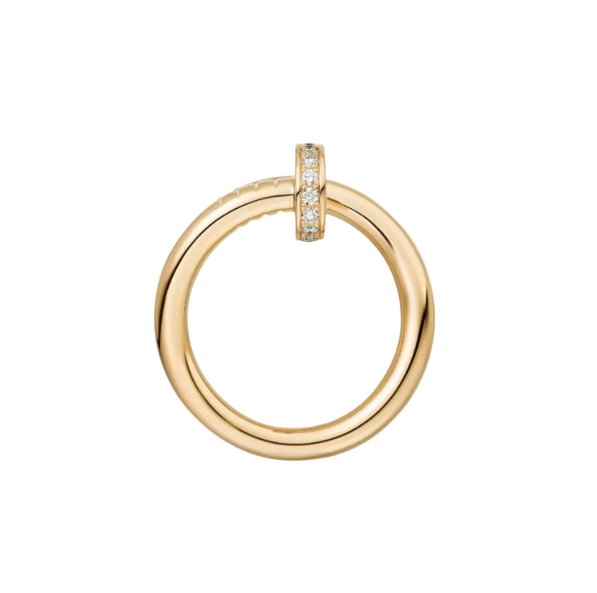 14k Yellow Gold Nail Ring/Medium