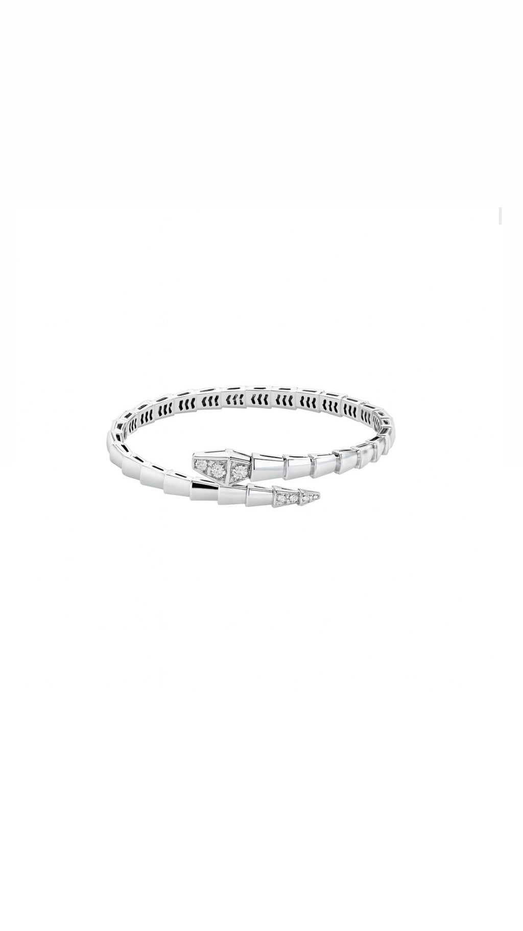 14ct White Gold Serpenti Bracelet