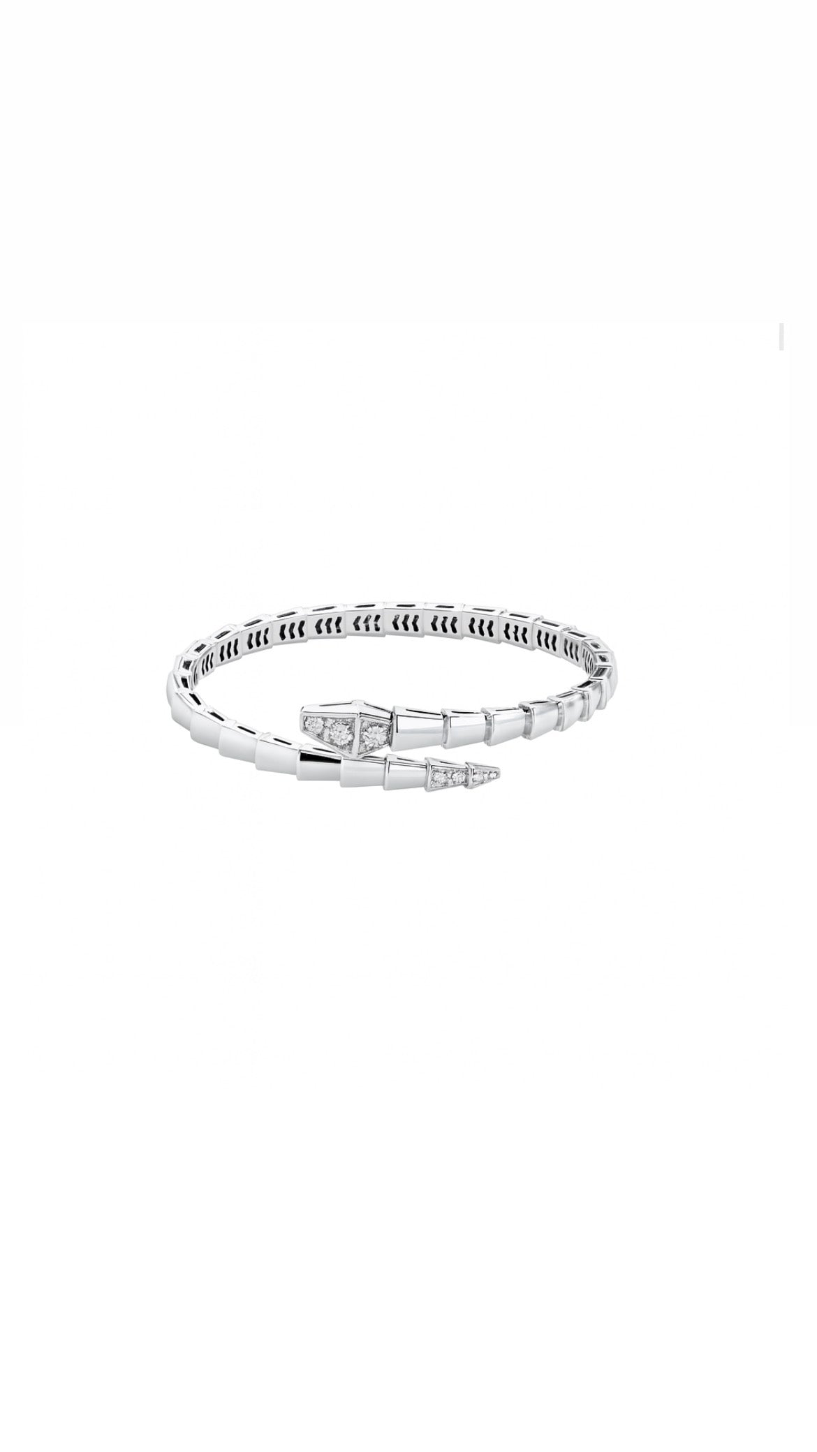 14ct White Gold Serpenti Bracelet