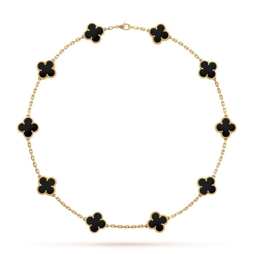 14ct Clover Charm Necklace