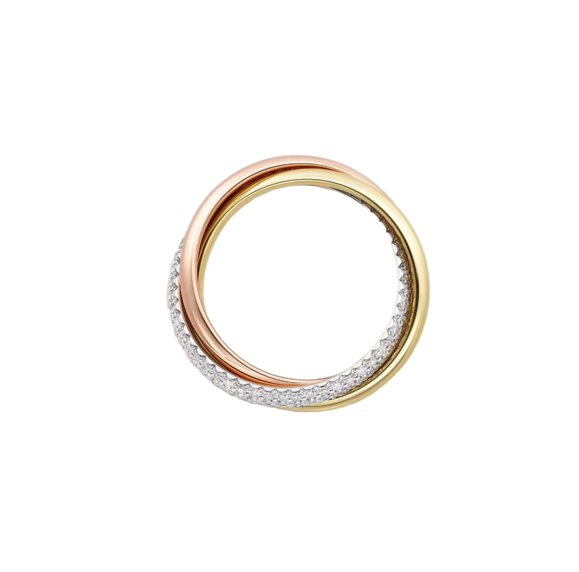 14ct Trintiny Double Ring