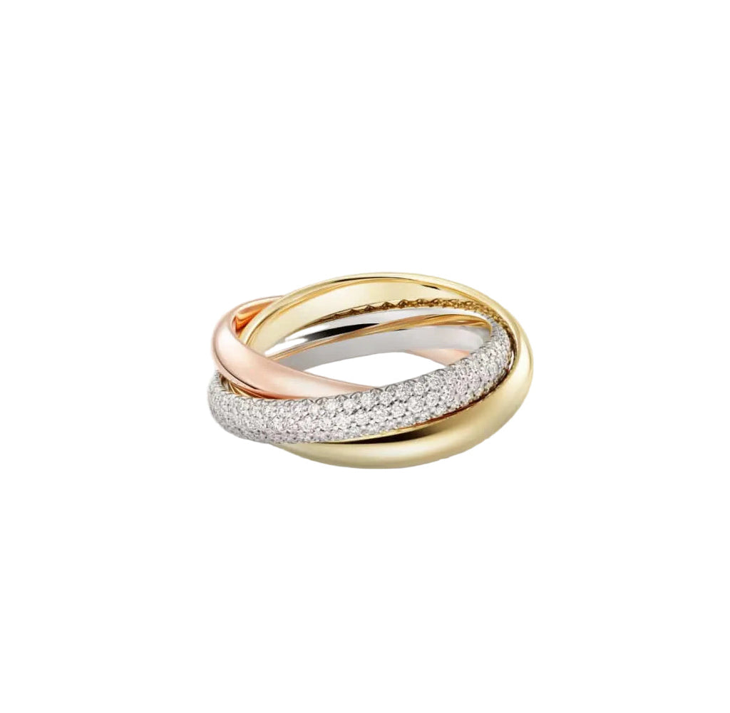 14ct Trintiny Double Ring