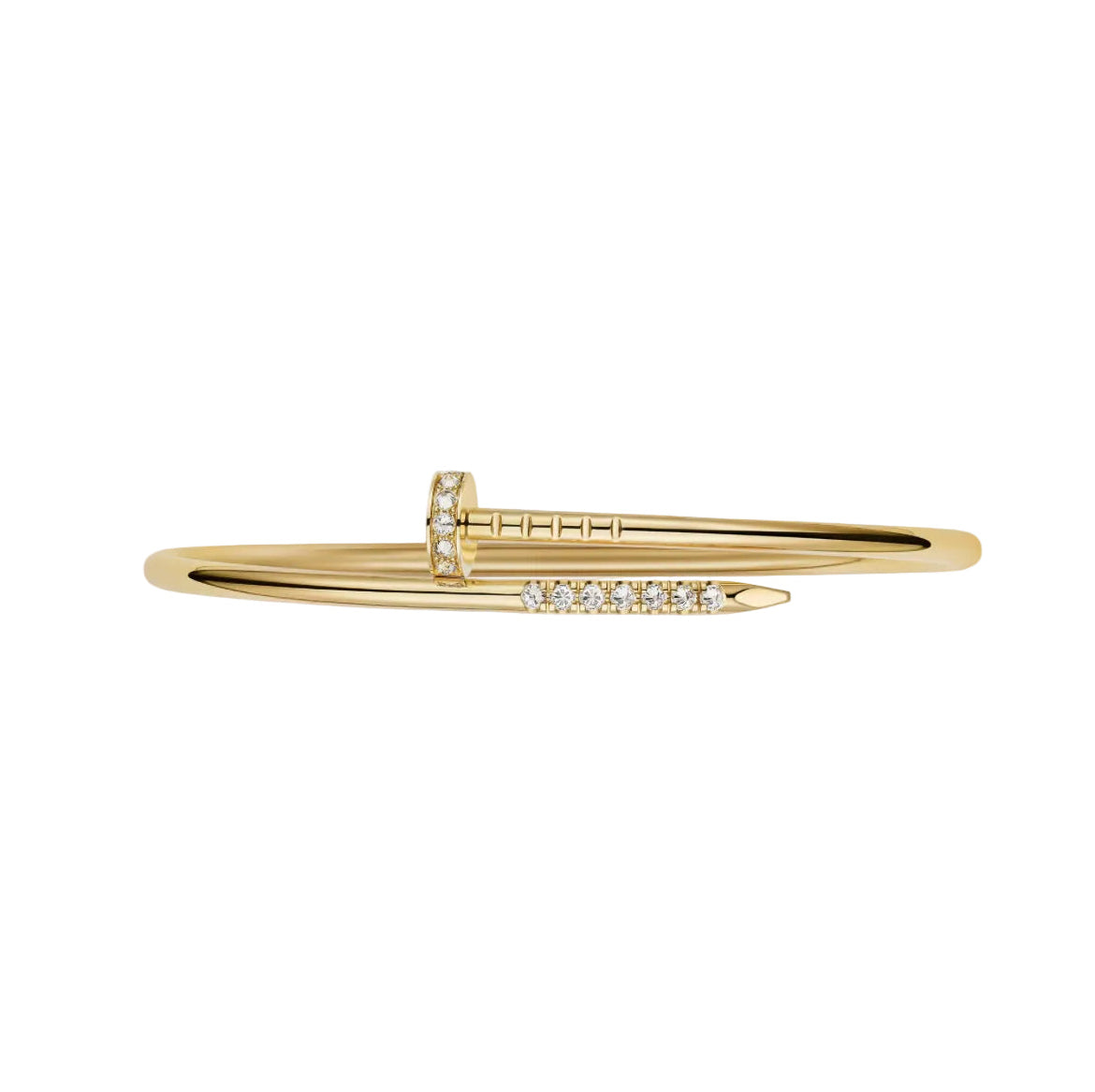 14ct Yellow Gold Nail Bracelet/Small