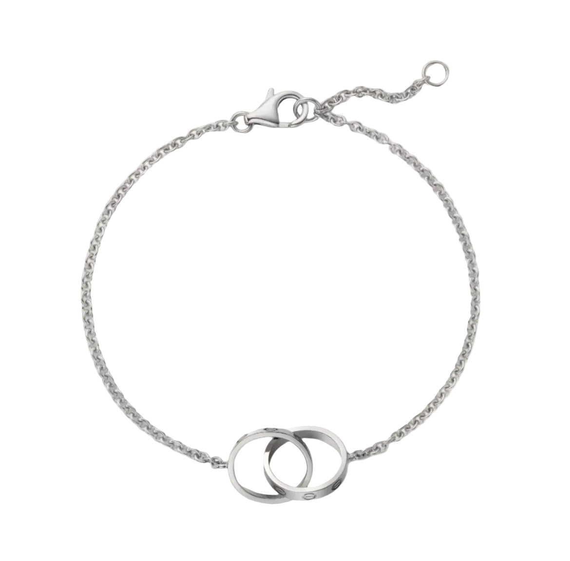 14k White Gold Love Bracelet
