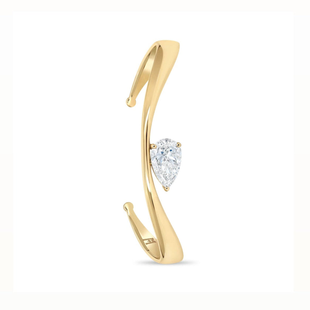 14ct Gold Wave Bracelet