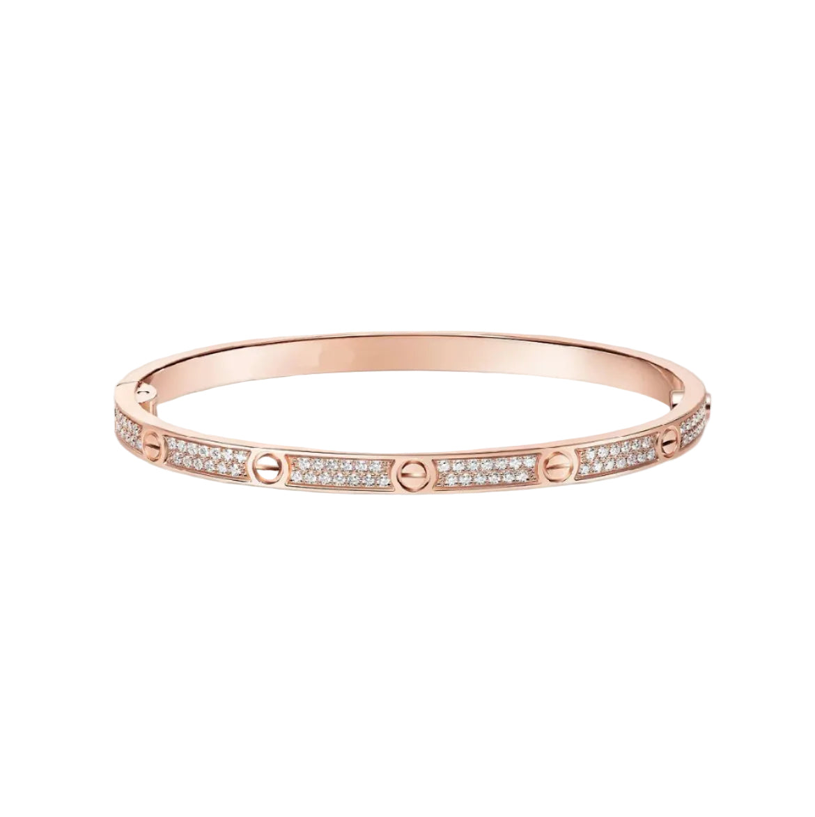 14k Rose Gold Love Bracelet/Small
