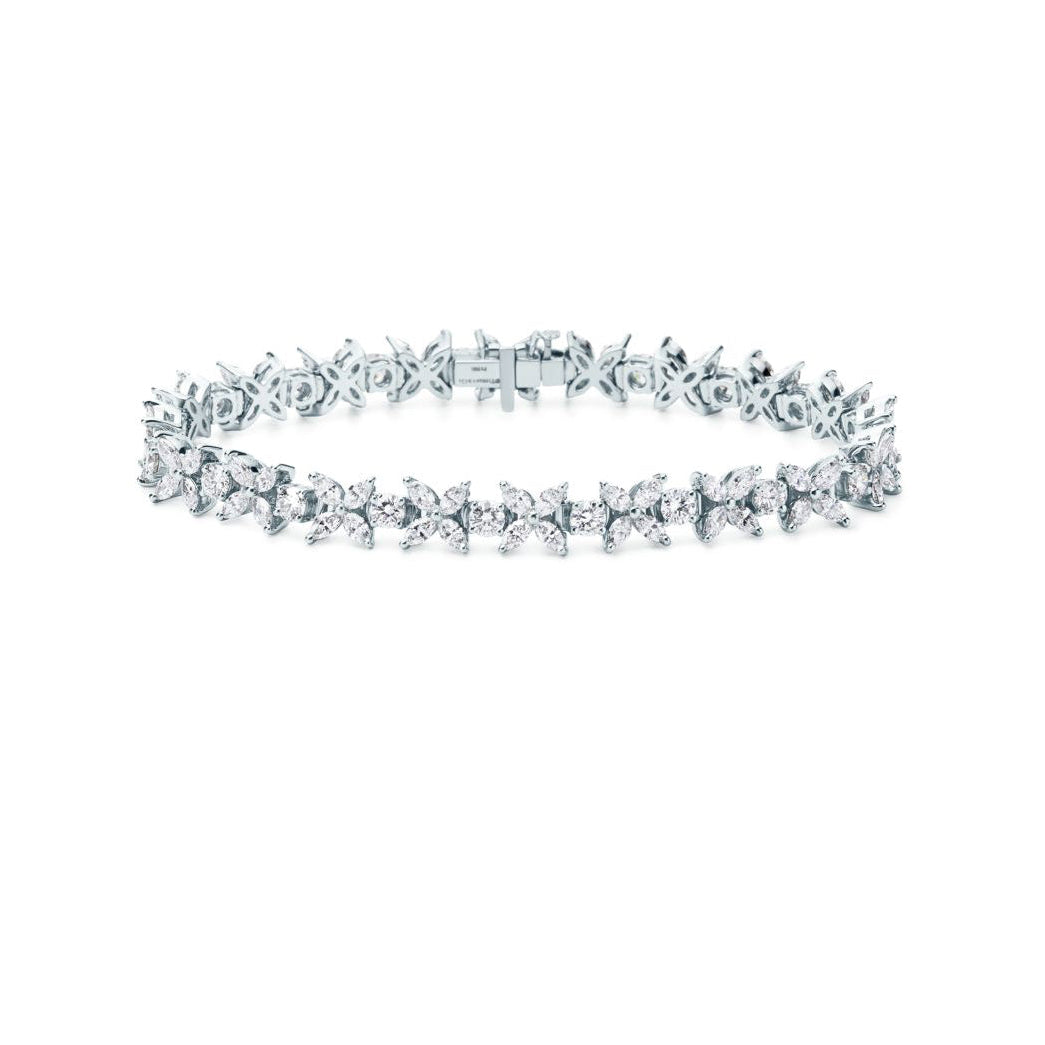 14k White Gold Tennis Bracelet