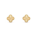 14ct Clover Charm Earrings