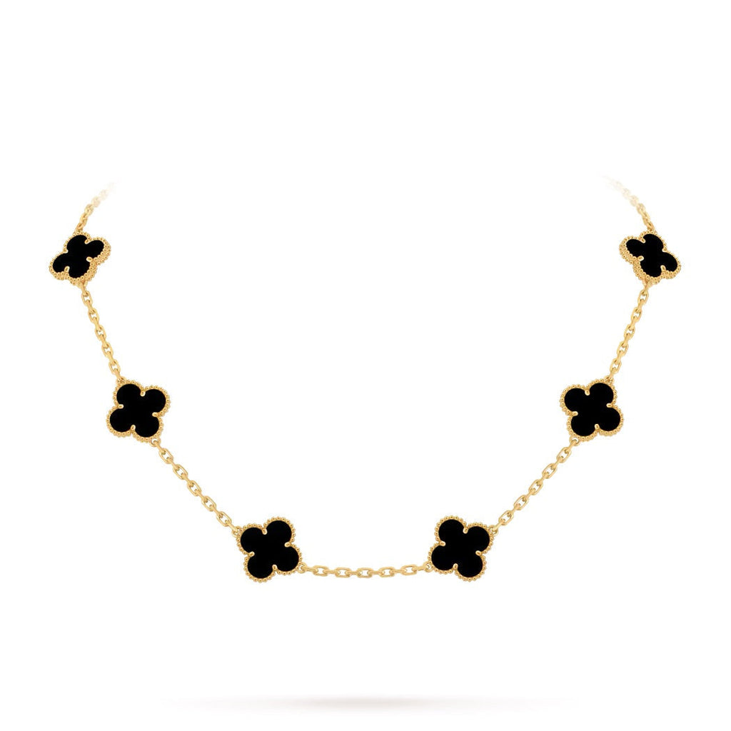 14ct Clover Charm Necklace