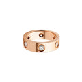 14k Rose Gold Love Ring