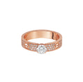 14k Rose Gold Love Ring