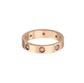 14k Rose Gold Love Ring/Medium
