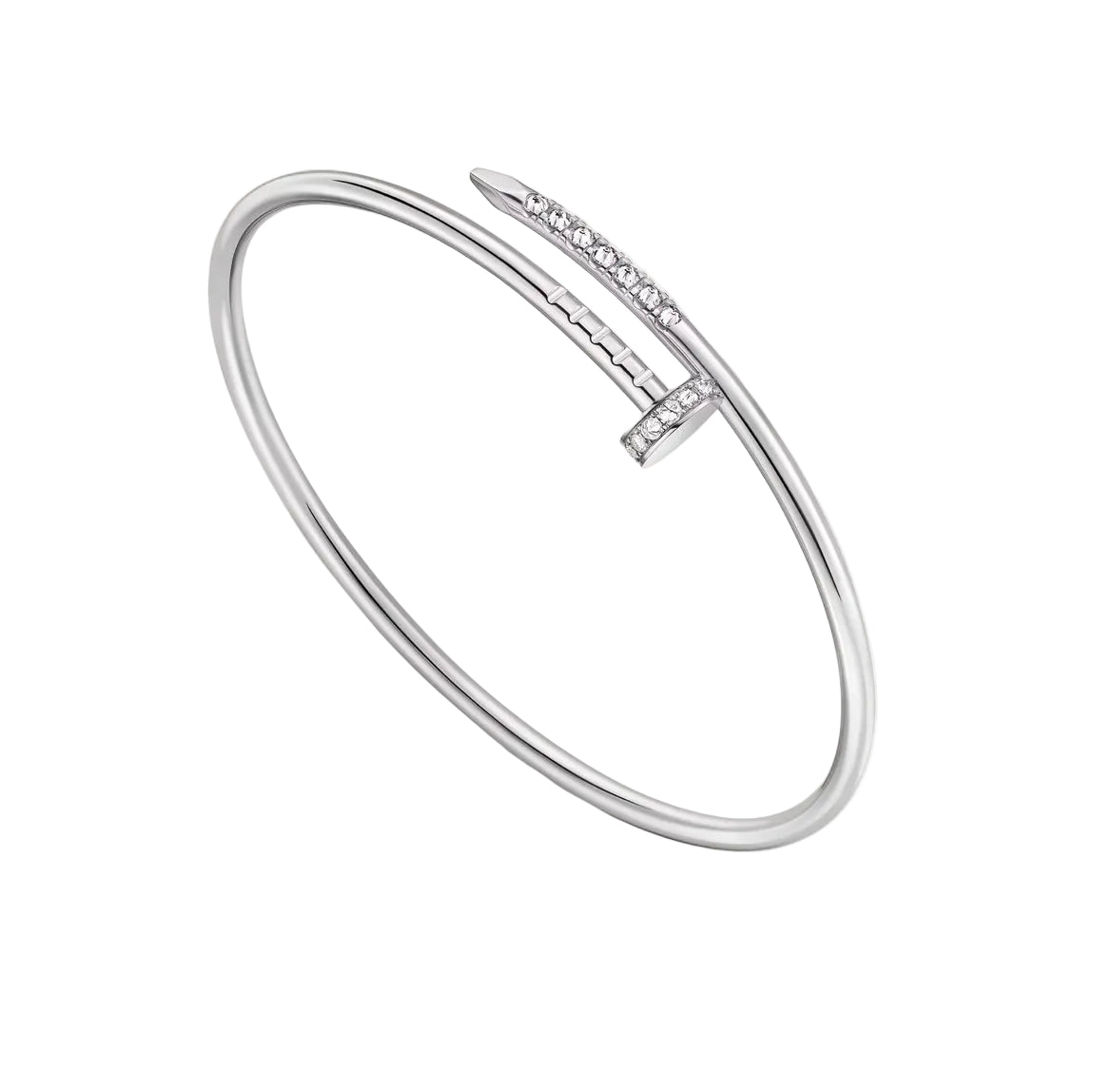14ct White Gold Nail Bracelet/Small
