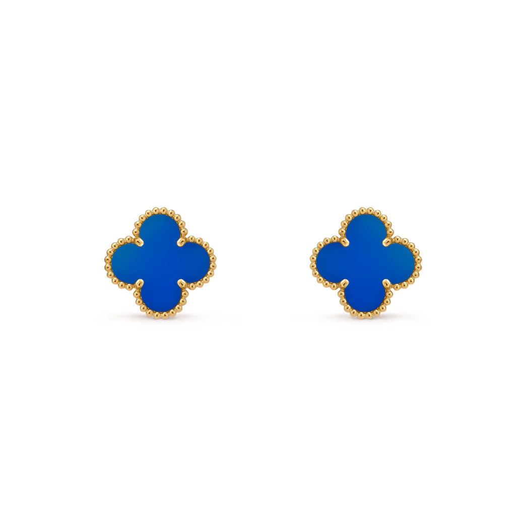 14ct Clover Charm Earrings