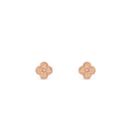 14ct Clover Charm Earrings/Mini