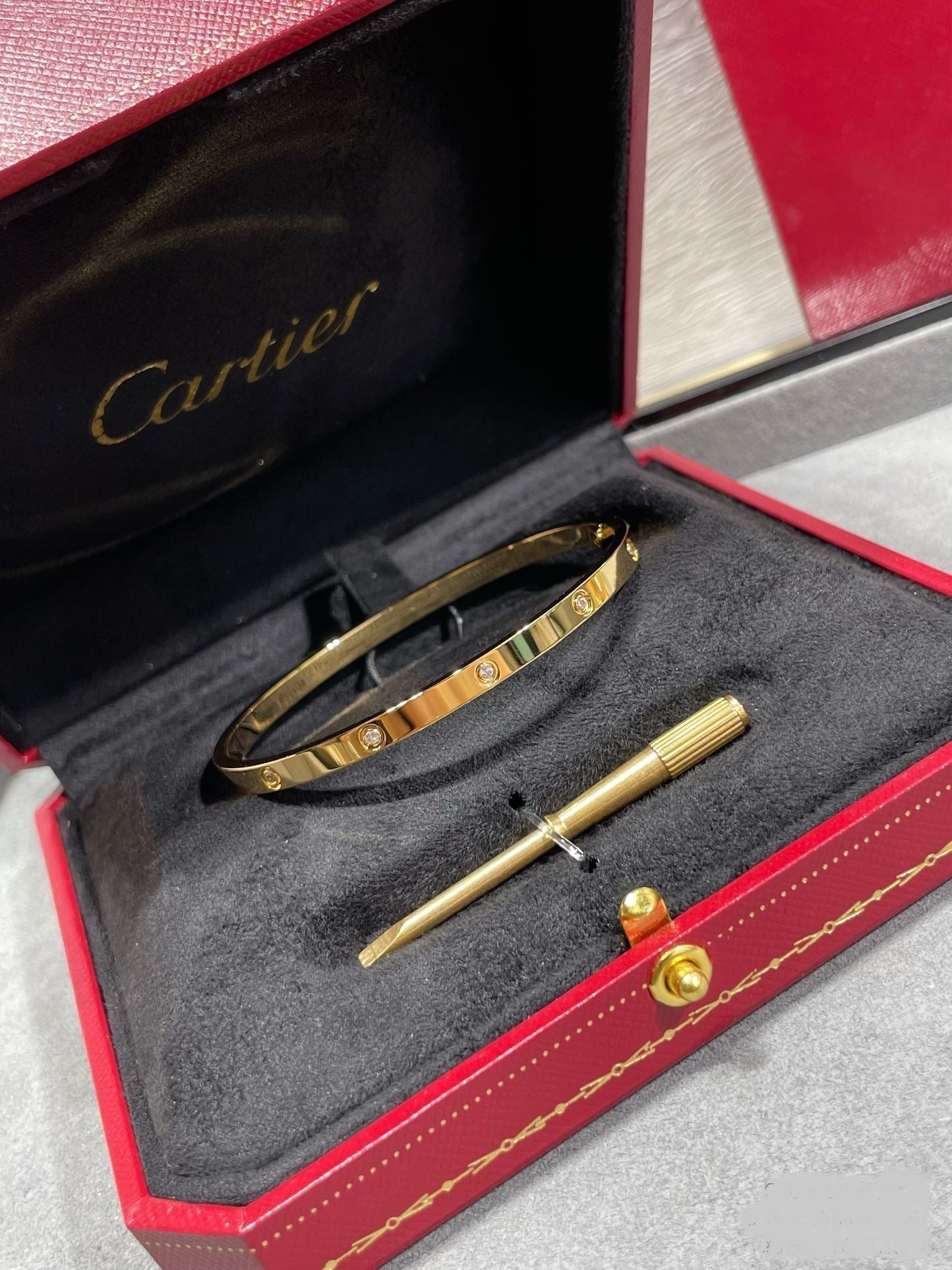 14k Yellow Gold Love Bracelet/Small