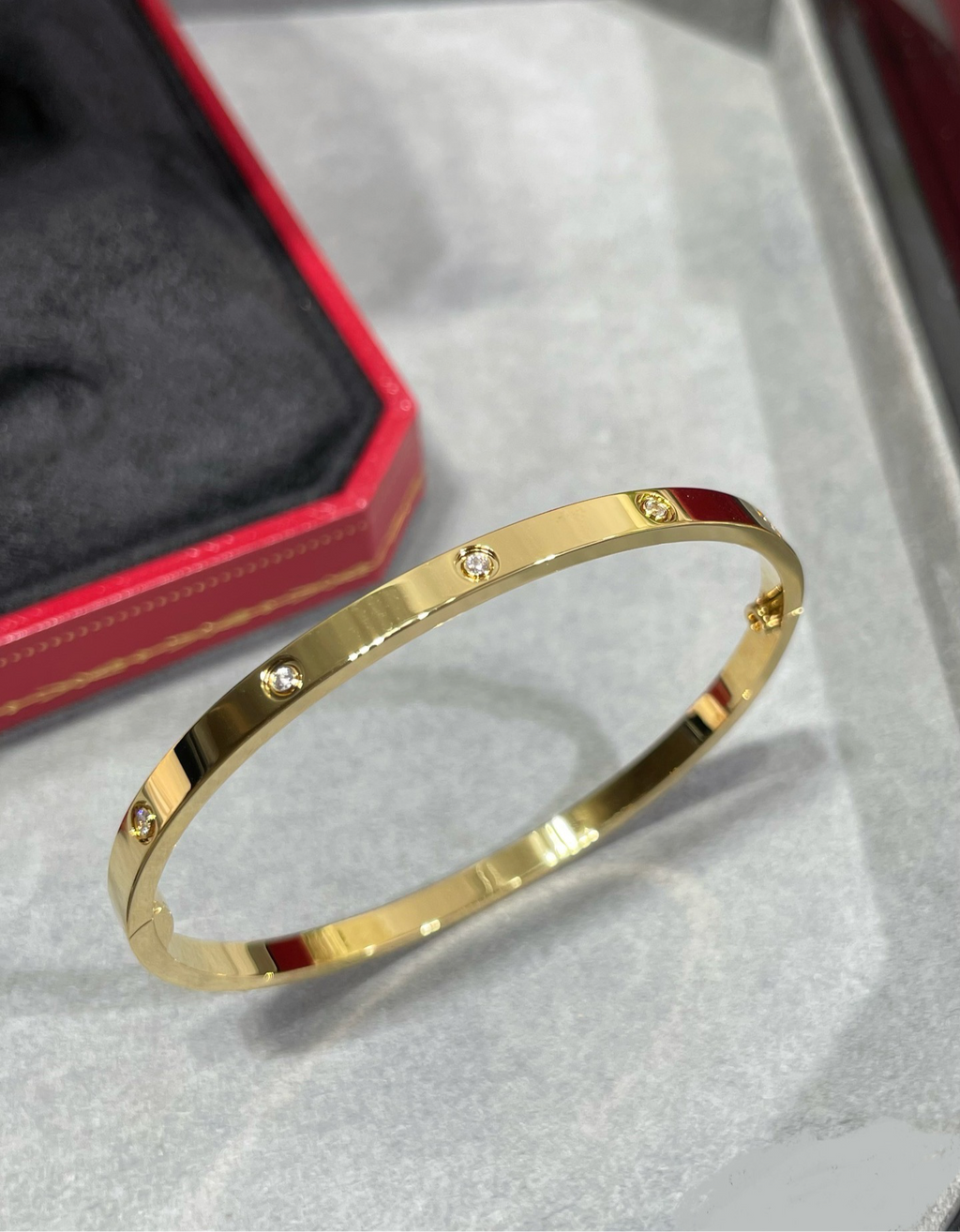 14k Yellow Gold Love Bracelet/Small