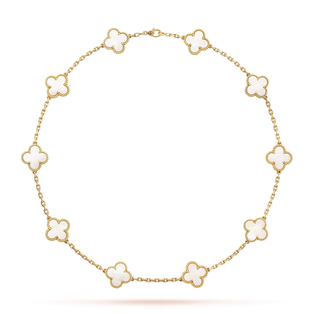 14ct Clover Charm Necklace