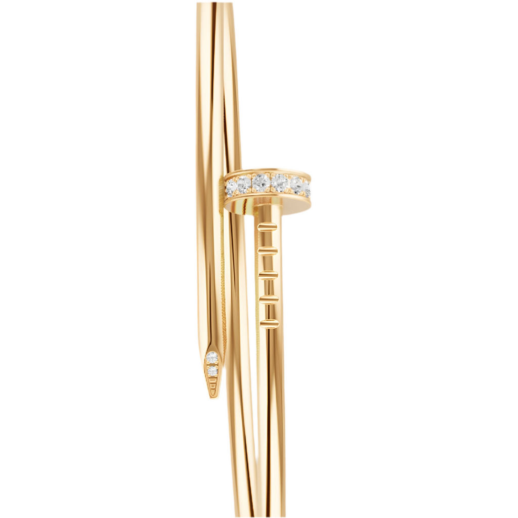 14ct Yellow Gold Nail Bracelet/Small