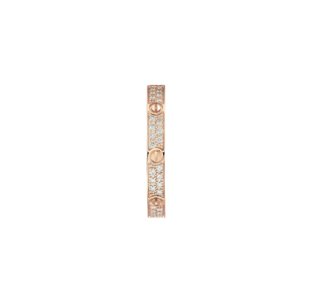 14k Rose Gold Love Ring/Small