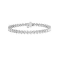 14ct White Gold Tennis Bracelet