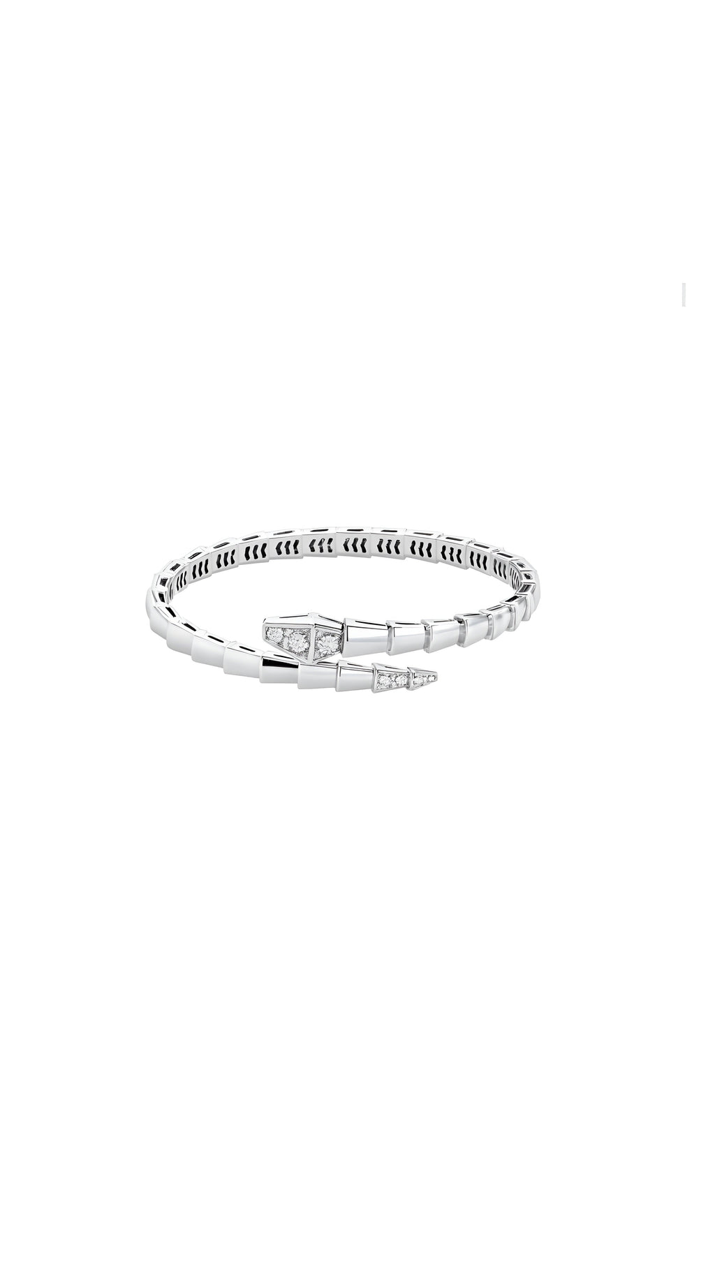 14ct White Gold Serpenti Bracelet