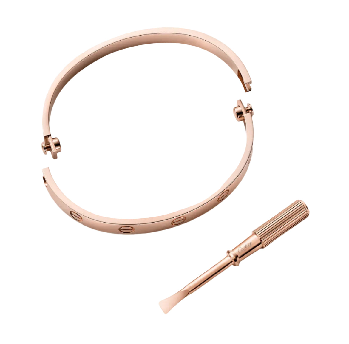 14k Rose Gold Love Bracelet