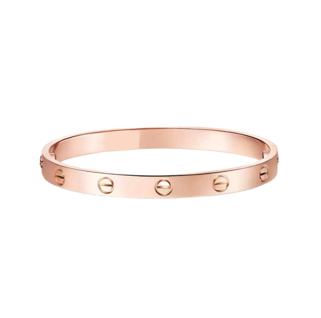14k Rose Gold Love Bracelet