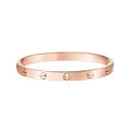 14k Rose Gold Love Bracelet