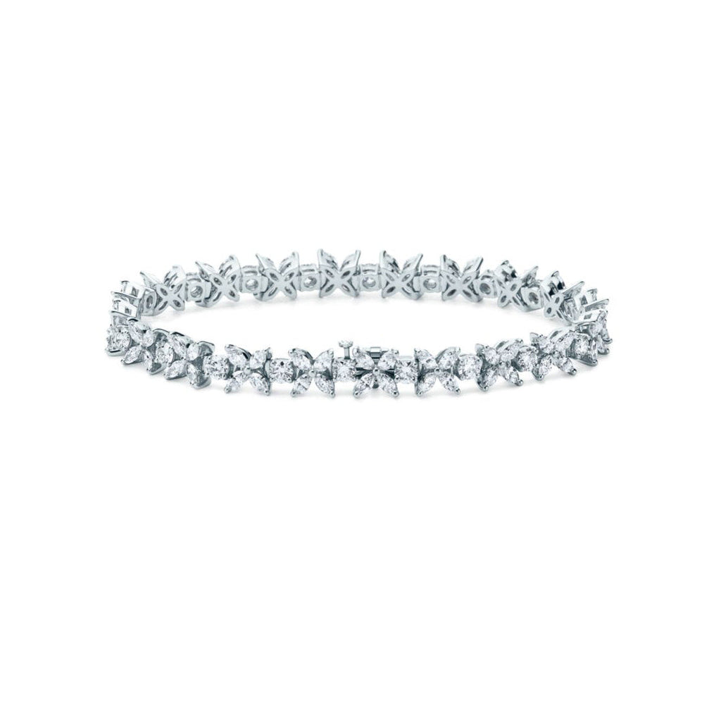 14k White Gold Tennis Bracelet