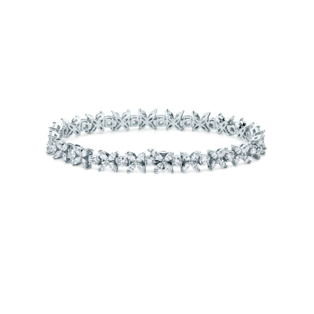 14k White Gold Tennis Bracelet