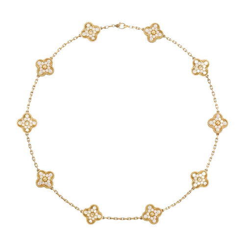 14ct Clover Charm Necklace